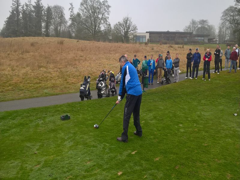 Martin Blake on his Captains Drive at Killeen Castle